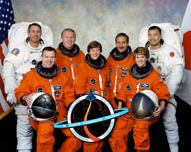 The STS-114 crew.